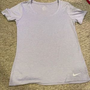 Nike Dri-Fit light purple short sleeve shirt
